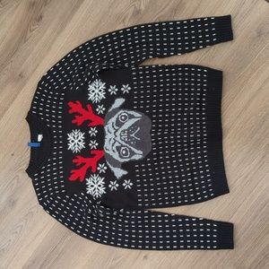 Black Pugly Christmas sweater